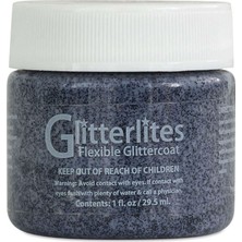Angelus Glitterlites Simli Deri Cila Boyası 29.5 ml Tuxedo Black 730-235
