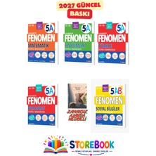 Fenomen Yayıncılık 5.sınıf Matematik A+Fen A+Türkçe A +Paragraf A ve Sosyal Soru Bankası Zamansız Ajanda Hediyeli Maarif Model 2028