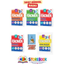 Fenomen Yayıncılık 5.sınıf Matematik A+Fen A+Türkçe A +Paragraf A ve Sosyal Soru Bankası Zamansız Ajanda Hediyeli Maarif Model 2029
