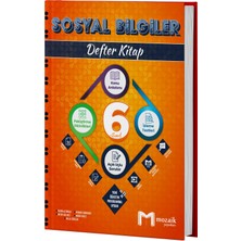 Mozaik Yayınları Mozaik 6. Sınıf Sosyal Bilgiler Defter Kitap