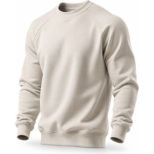 Ghassy Co. Erkek Uzun Kollu Basic Pamuklu Spor Sweatshirt Günlük Kullanım İçin Tasarlandı