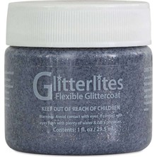 Angelus Glitterlites Simli Deri Cila Boyası 29.5 ml Gunmetal 730-223