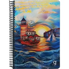 Gıpta Exclusive Istanbul Notes Çizgili Defter 80 gr 17X24 cm 80 Yaprak 7335