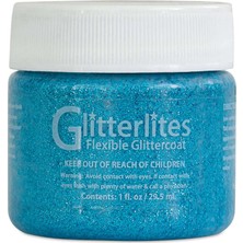 Angelus Glitterlites Simli Deri Cila Boyası 29.5 ml Sky Blue 730-226