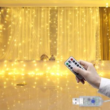 Tel Perde LED 3*3m 300 LED Gün Işığı Midastech
