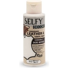 Rich Selfy Decor Vernikli Deri Boyası 120 ml BEYAZ 10122