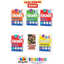 Fenomen Yayıncılık 5.sınıf Matematik A+Fen A+Türkçe A +Paragraf A ve Sosyal Soru Bankası Zamansız Ajanda Hediyeli Maarif Model 2035