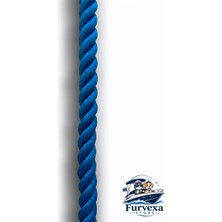Komandor Marine 20 mm Mavi 3 Kollu Yüzer Halat - Suda Batmaz (Metre Ile Satış - 1 Adet = 1 Metre)