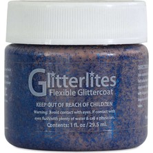 Angelus Glitterlites Simli Deri Cila Boyası 29.5 ml Starlite Blue 730-227