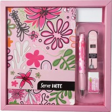 Serve Note Defter - Yazı Seti Şeker Pembe Sv-Ntsetdspkt