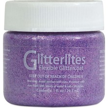 Angelus Glitterlites Simli Deri Cila Boyası 29.5 ml Lavender Lace 730-228
