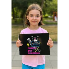 Cg Kids Kuromi Spiralli Resim Defteri 15 Yaprak 17X25CM Süper Kalite Baskı Ister 1 Adet Ister 2 Adet Ister 4 Adet Alabilirsiniz