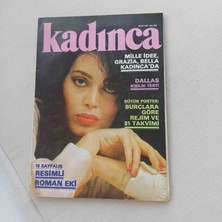 Ocak 1981 Tarihli Kadınca Dergisi. Içeriğinde Mille Idee, Grazia, Bella Kadınca'da, Dallas Kişilik Testi ve Burçlara Göre Rejim ve 81 Takvimi Gibi Konular Yer Alıyor.