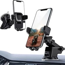 Omrs Store Powerway TT13 Ayarlanabilir Evrensel Araç Içi Vantuzlu Cam Torpido Telefon Tutucu