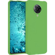 Kmrsfres Newface Xiaomi Redmi K30 Pro Kılıf Nano Içi Kadife Silikon - Yeşil