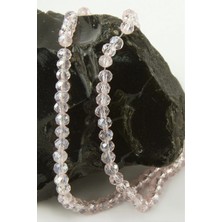 Zero Land Dpmix-Hb Renkli Kristal Dizi Taş 4 mm  Pembe