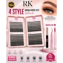 RK Cosmetics Takma Kirpik Seti Dramatik Volimli Hacimli Set