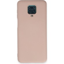 Kmrsfres Newface Xiaomi Redmi Note 9 Pro Kılıf Nano Içi Kadife Silikon - Pudra