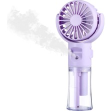 Nemere  4 Kademeli Spreyli Şarjlı El Fanı – Boyuna Asılabilir USB Şarjlı Taşınabilir Mini Fan F4