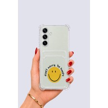 Toyigoo Samsung Galaxy S24 Kartlıklı Gülücük Desenli Kılıf