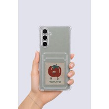 Cm Store Samsung Galaxy A54 Kartlıklı Tomato Desenli Kılıf