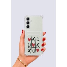 Cm Store Samsung Galaxy S24 Kartlıklı Xoxo Desenli Kılıf
