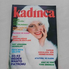 Kasım 1980 Tarihli Kadınca Dergisi.