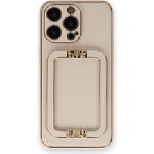 Kmrsfres Newface Iphone 14 Pro Kılıf Coco Elit Kapak - Gold