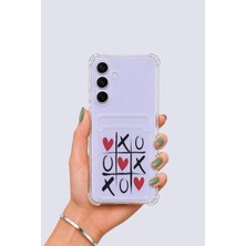 Cm Store Samsung Galaxy S25 Fe Kartlıklı Xoxo Desenli Kılıf