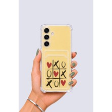 Cm Store Samsung Galaxy S24 Fe Kartlıklı Xoxo Desenli Kılıf