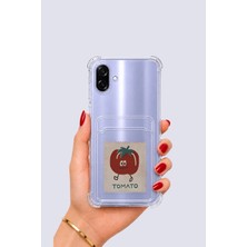 Cm Store Samsung Galaxy A07 Kartlıklı Tomato Desenli Kılıf