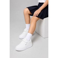 Ht Hotin Monaco Hafif ve Konforlu Unisex Casual Çocuk Spor Ayakkabı - Beyaz