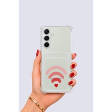 Cm Store Samsung Galaxy S24 Kartlıklı Aşk Sinyali Desenli Kılıf