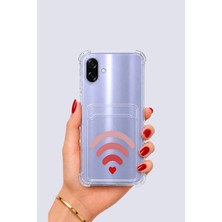 Toyigoo Samsung Galaxy A07 Kartlıklı Aşk Sinyali Desenli Kılıf
