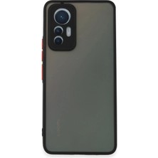 Kmrsfres Newface Xiaomi Mi 12 Lite Kılıf Montreal Silikon Kapak - Siyah