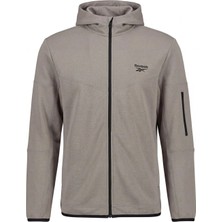 Reebok Fermuarlı Sweatshirt Erkek Bej Prıme Fz