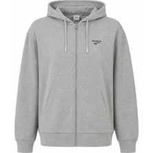 Reebok Eşofman Üstü Kadın A Grı Mel Id Sl Rlx Fz Hoodıe