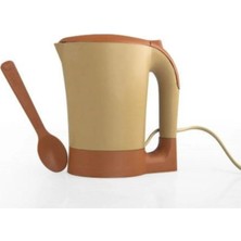 St. Morritz Mini Elektrikli Su Isıtıcısı Çay Kahve Makinesi Kaşıklı Kettle 1.0 Litre Hızlı Isıtma Özellikli