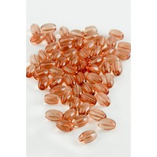 Zero Land Dpmix-Hb 6x8 mm Oval Cam Boncuk 1 kg Kahverengi
