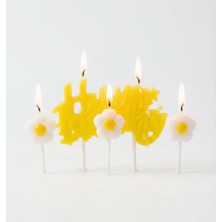 Partyplus Papatya Happy Birthday 4 Lü Mum Seti