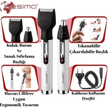 St. Morritz LS-100 2in1 Kulak Burun Kılı Yanak Tıraş Makinesi