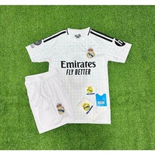 Real Madrid 2024/25 Yeni Sezon Federico Valverde Iç Saha Çocuk Forması 4'lü Set