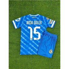 Real Madrid 2025/26 Yeni Sezon Arda Güler Alternatif Çocuk Forması ( Blue)