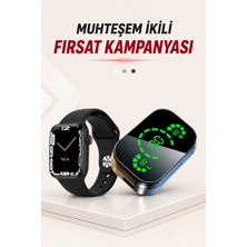 TeknoKapsül Dokunmatik Akıllı Saat Yeni Nesil Kulaklık Kampanyası Anc Özelliği Yüksek Ses Kaliteli -
