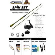 Oslo Magnum 270CM 10-50GR Okuma Wave Power 4000 Spin Olta Seti