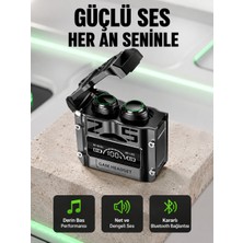 TeknoKapsül Şarj Kutulu Kablosuz Bluetooth Kulak Içi Spor Kulaklık Yeni Nesil -