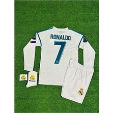 Relamadrid 2018 C.ronaldo Çocuk Uzun Kol Çocuk Forması