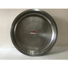 St. Morritz - Çiğ Köfte Tepsisi 5.no - Çap: 52 cm - Derinlik: 9 cm - Çelik Leğen - Motifli
