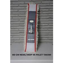 St. Morritz 80 cm Nemli Mop ve Palet Takımı Temizlik Duvar Silme Yer Silme Pratik Temizlik