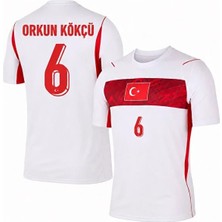 Türkiye Fifa 2026 Dünya Kupası Orkun Kökçü Yetişkin Forması (White)